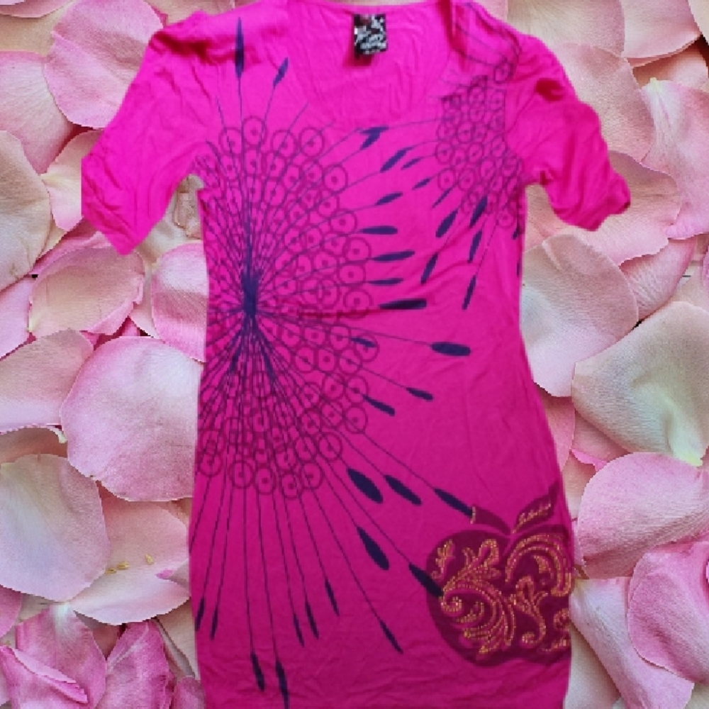 Apple Bottoms Fuchsia Short Sleeve Top